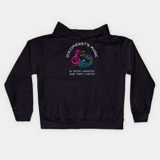 Dulcimer Player Puns Kids Hoodie